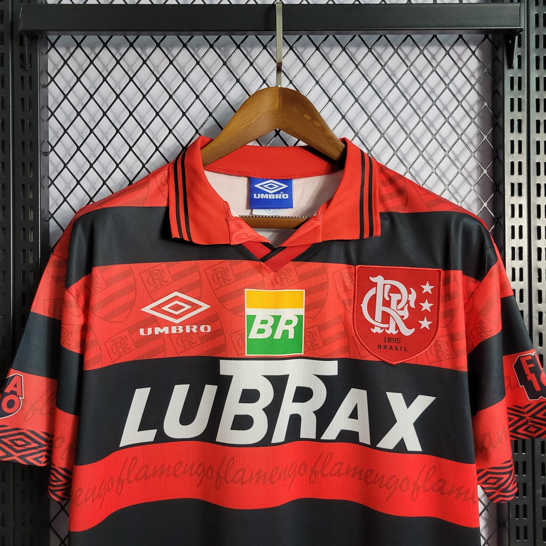 Camisa Retrô CR Flamengo 95 Home Rubro