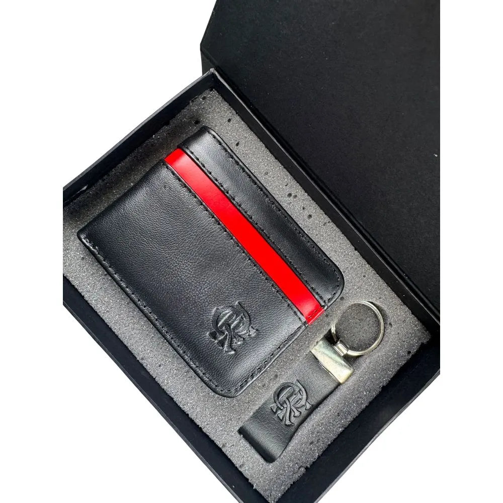Kit Premium Flamengo Carteira e Chaveiro CRF - UN