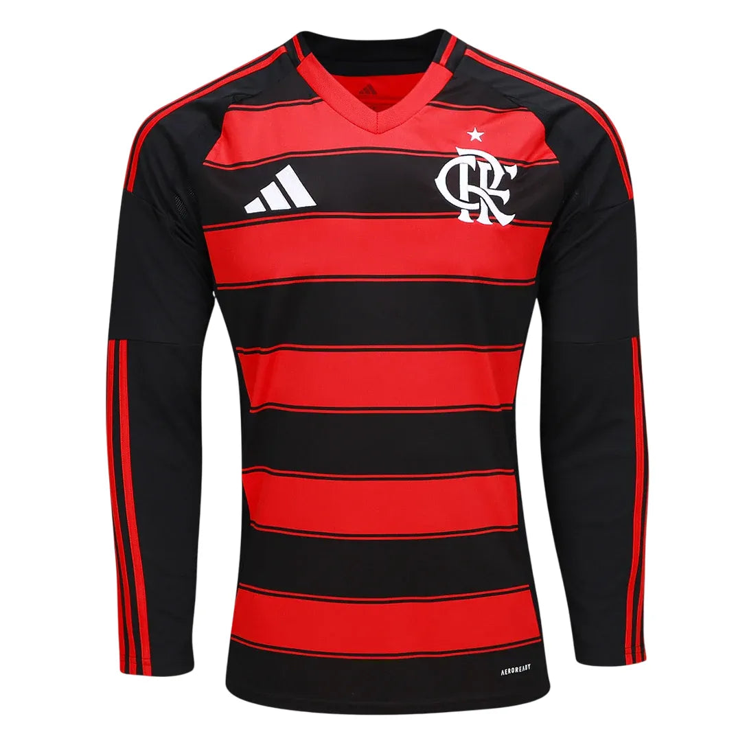 Camisa Flamengo Home 25/26 Manga Longa