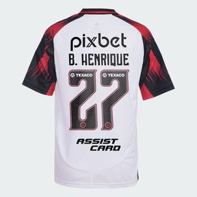 Manto Flamengo Jogo 2 Adidas 2025 – B. Henrique 17