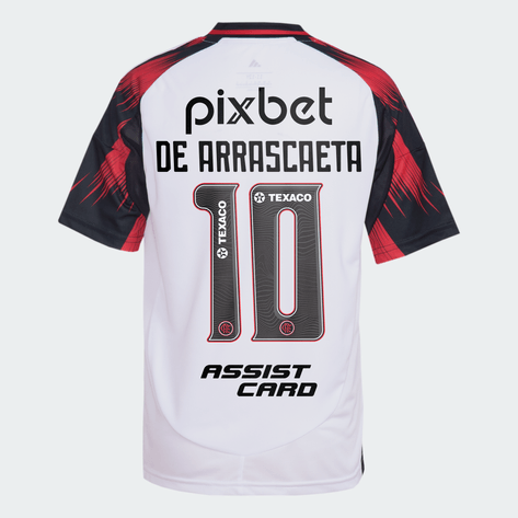 Manto Flamengo Jogo 2 Adidas 2025 – de Arrascaeta 10