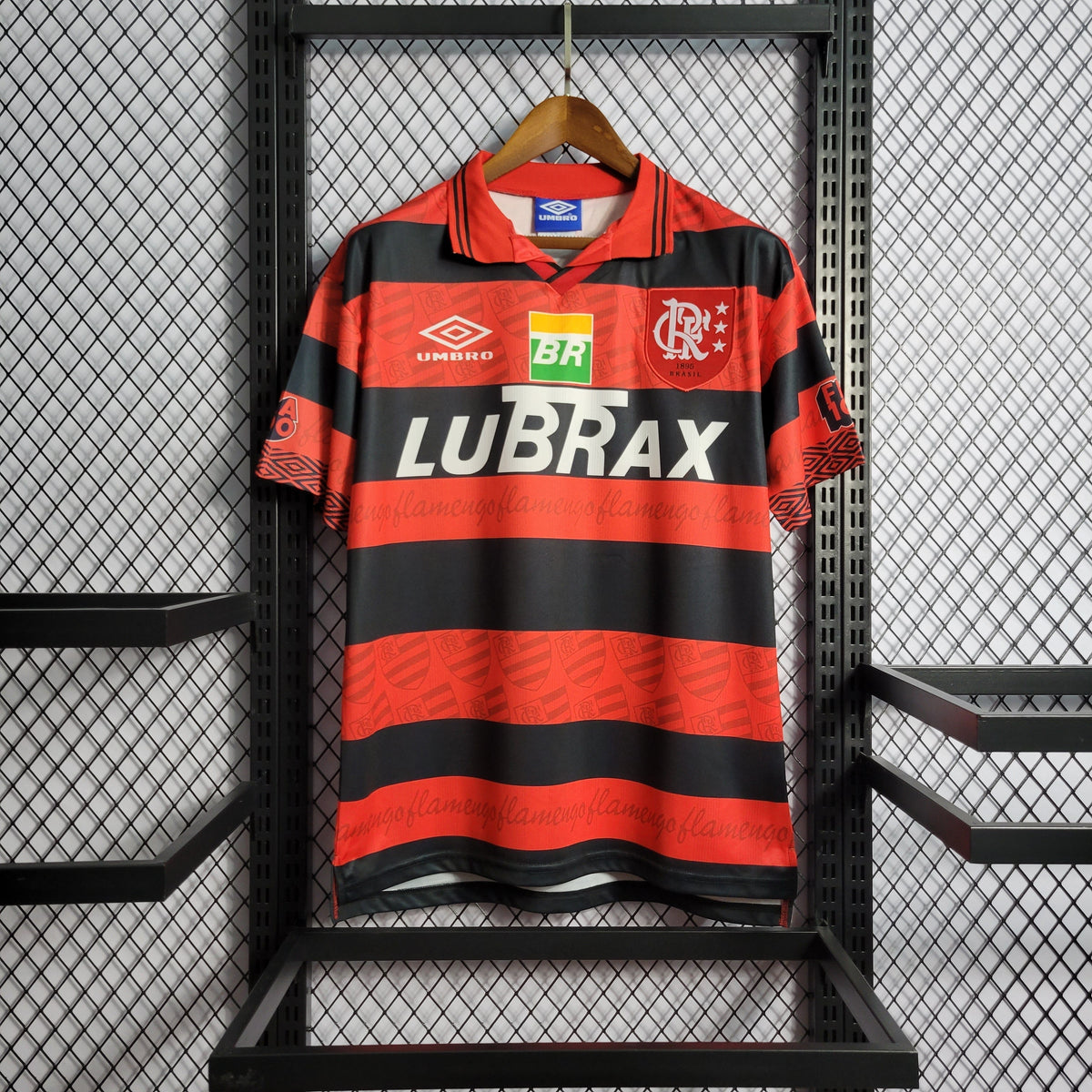 Camisa Retrô CR Flamengo 95 Home Rubro